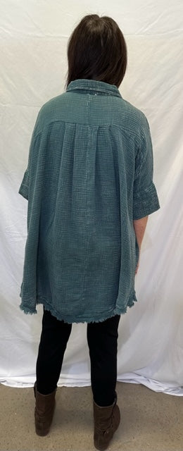 Easel 1/2 Sleeve Mineral Top