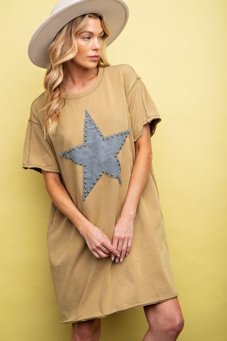 Easel Star Dress ED23119