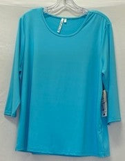 Lu Lu B 3/4 Scoop Neck Top SPX5078S